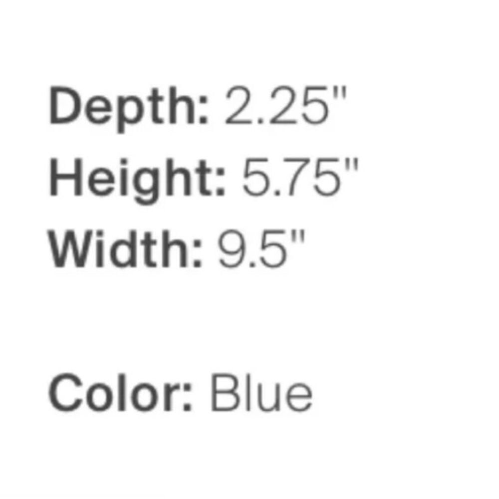 AUTHENTIC! *Gucci* Blue Monogram Belt Camera Bag Clutch - Picture 6 of 7